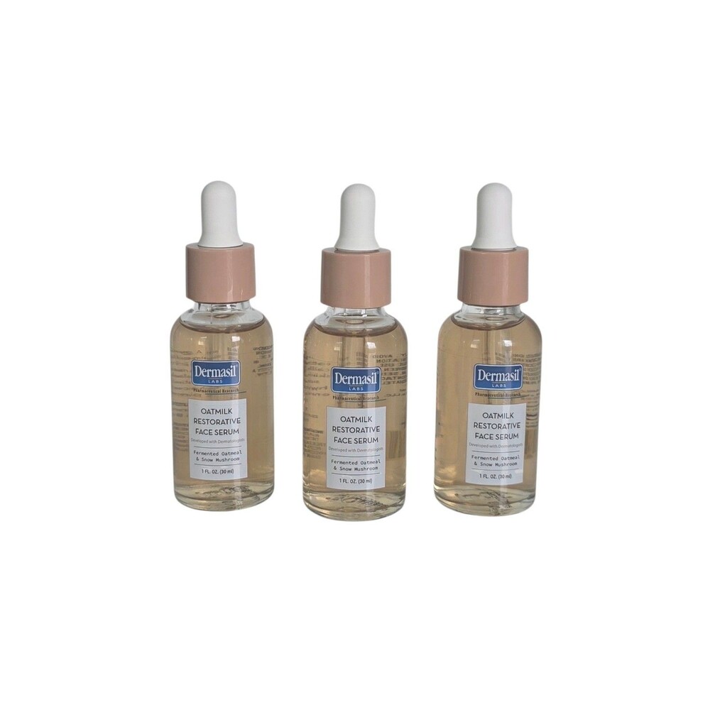 Dermasil Oatmilk Restorative Face Serum 1 Fl.oz Each ~3pk